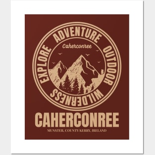 Mountain Hike In Caherconree Ireland, Hiker’s HikingTrails Posters and Art